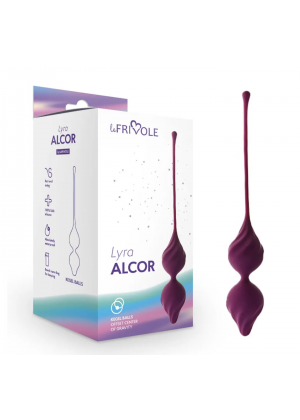 Вагинальные шарики Alcor LYRA Le Frivole, в cливовом цвете, One Size